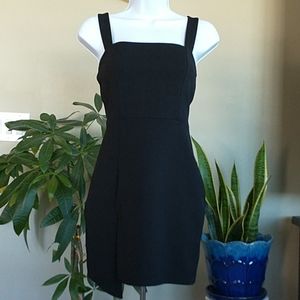 Boohoo Night Strappy Top Black Mini Dress Size 6